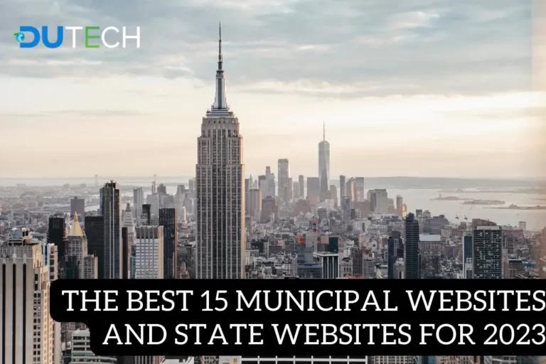 best municipal and state websites for 2023